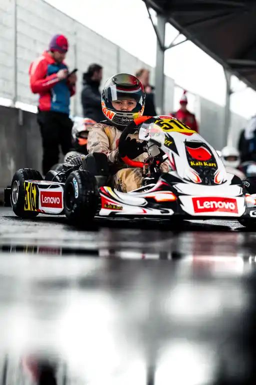 Julian van de Coterlet op het circuit